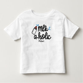 Persoonlijke Melk aholic Grappig Kinder Shirts