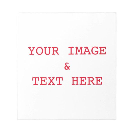 Persoonlijke Memo Pad Notitieblok (Voorkant)