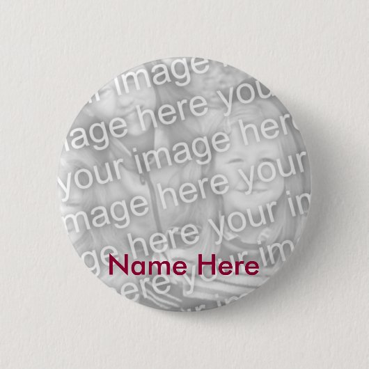 Persoonlijke Memorial Foto Button (Voorkant)