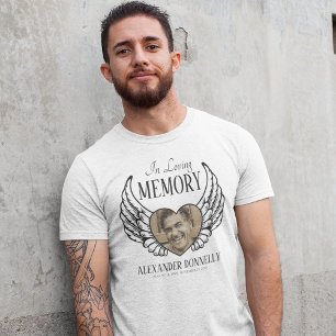 Persoonlijke Memory Memorial Foto T-shirt