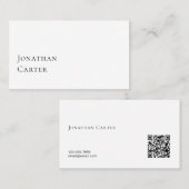 Persoonlijke Merk Kaart Minimalistische Eenvoudige Visitekaartje (Voorkant / Achterkant)