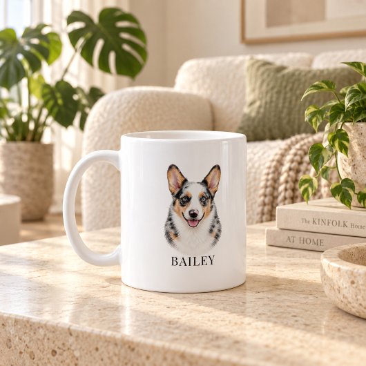 Persoonlijke Merle Corgi Mok