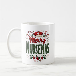 Persoonlijke Merry Nursemas – Kerstvakantie  Koffiemok