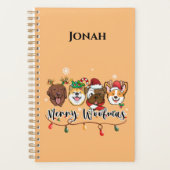 Persoonlijke Merry Woofmas Typografie Planner (Voorkant)