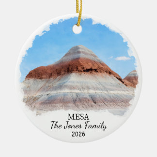 Persoonlijke Mesa-sieraad, op maat gemaakt Arizona Keramisch Ornament