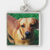 Persoonlijke Metal Photo Lijst Sleutelhanger (Voorkant)