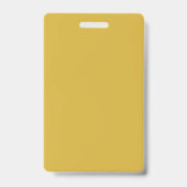 Persoonlijke Metallic Gouden Kleur Blank Badge (Achterkant)