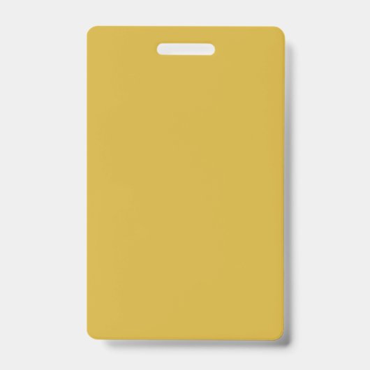 Persoonlijke Metallic Gouden Kleur Blank Badge (Voorzijde)