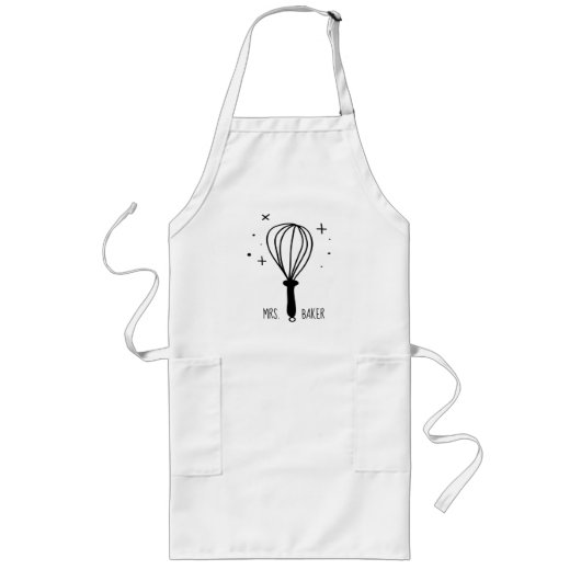 Persoonlijke Mevrouw Baker Lang Schort (Voorkant)