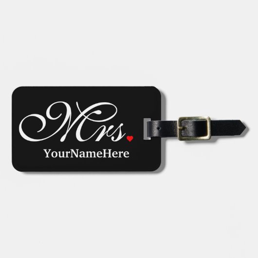 Persoonlijke Mevrouw Echtgenote Bruid Zijn Van haa Bagagelabel (Voorkant horizontaal)