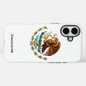 Persoonlijke Mexicaanse Adelaar Case-Mate iPhone Case (Achterkant (horizontaal))