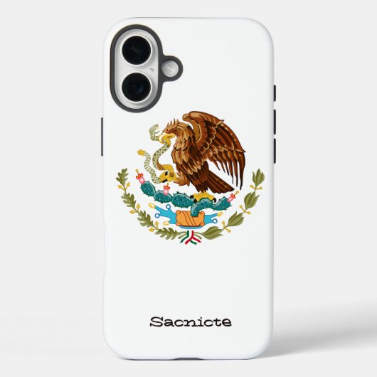 Persoonlijke Mexicaanse Adelaar Case-Mate iPhone Case (Achterkant)