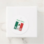 Persoonlijke Mexicaanse vlag Bedankjes Labels (In situ)
