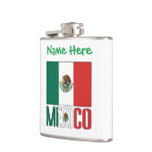 Persoonlijke Mexicaanse Vlag Heupfles (Links)