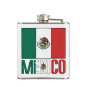 Persoonlijke Mexicaanse Vlag Heupfles (Achterkant)