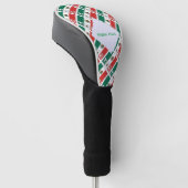 Persoonlijke Mexicaanse Vlag Tegel Golfheadcover (Schuin)