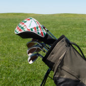 Persoonlijke Mexicaanse Vlag Tegel Golfheadcover (Insitu)