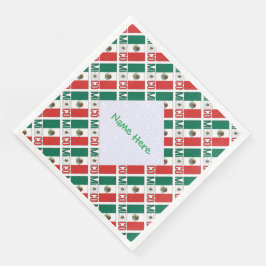Persoonlijke Mexicaanse Vlag Tegel Servet