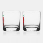 Persoonlijke Mexicaanse vlag Whisky Glas (Links)