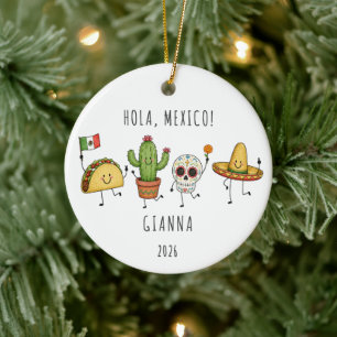 Persoonlijke Mexico Vakantie Ornament