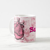 Persoonlijke microfoon koffiemok (Voorkant links)