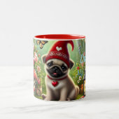 Persoonlijke microfoon tweekleurige koffiemok (Center)