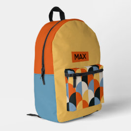 Persoonlijke Mid Century Modern Kinderen Aangepast Bedrukte Rugzak