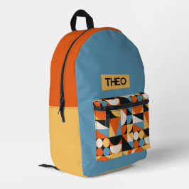 Persoonlijke Mid Century Modern Kinderen Aangepast Bedrukte Rugzak