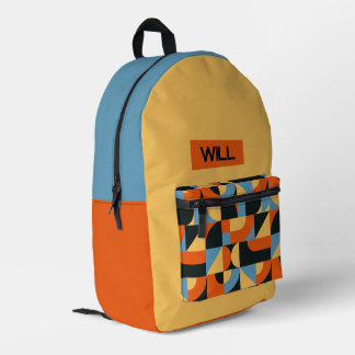 Persoonlijke Mid Century Modern Kinderen Aangepast Bedrukte Rugzak