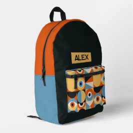 Persoonlijke Mid Century Modern Kinderen Aangepast Bedrukte Rugzak