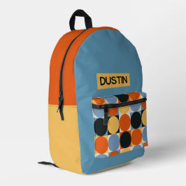 Persoonlijke Mid Century Modern Kinderen Aangepast Bedrukte Rugzak