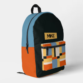 Persoonlijke Mid Century Modern Kinderen Aangepast Bedrukte Rugzak