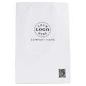 Persoonlijke middelgrote cadeautas voor branding (Voorkant)