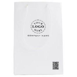 Persoonlijke middelgrote cadeautas voor merkprofil