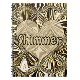 Persoonlijke Midnight Gold Marmer Geometrisch Patr Notitieboek