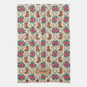 Persoonlijke Midwest Prinses designer Theedoek (Verticaal)