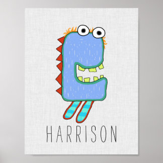 Persoonlijke Miggy Monster Poster