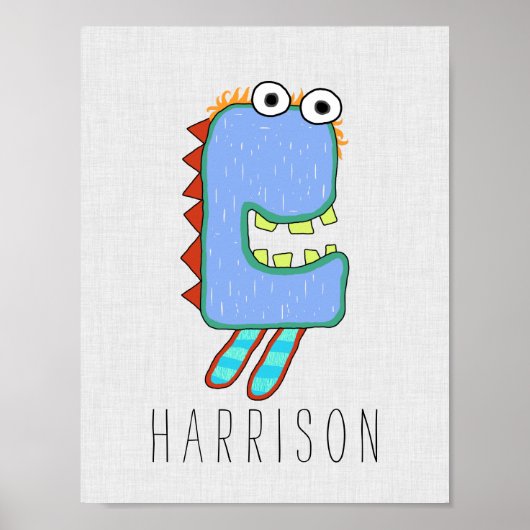 Persoonlijke Miggy Monster Poster (Voorkant)