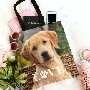 Persoonlijke Mijn Beste Vriend Foto Liefde Poot Tote Bag