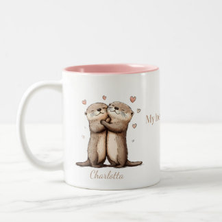 Persoonlijke 'Mijn Hart Is Van Jou' Otter Mok