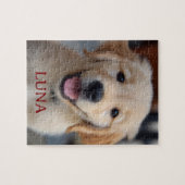 Persoonlijke Mijn Hond Foto en Naam Puzzel Cadeau (Horizontaal)