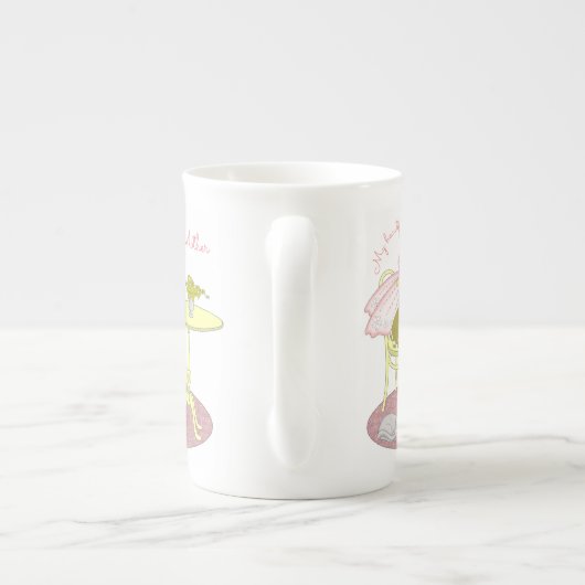 Persoonlijke mijn mooie Fairy Bone China Mok (Achterkant)