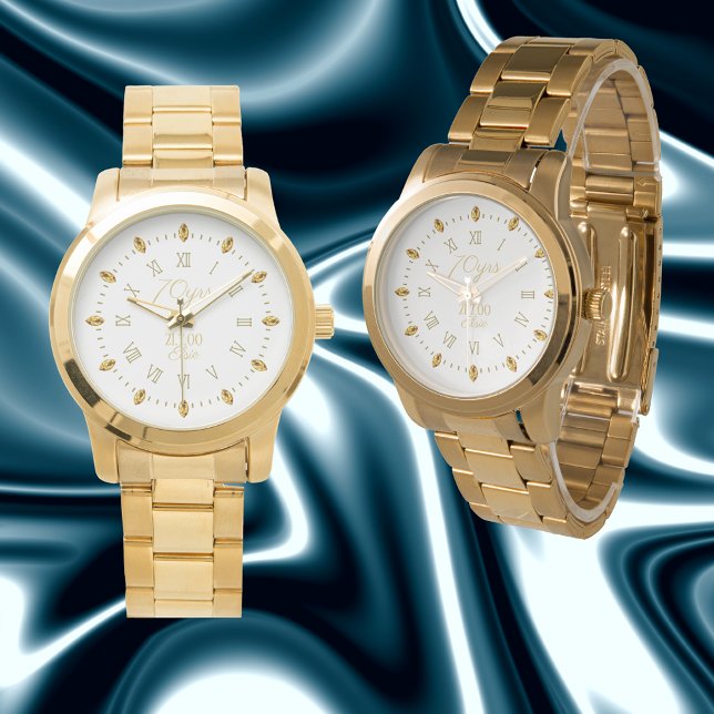 Persoonlijke Milestone Birthday Watch for Woman Horloge (Creator heeft geüpload)