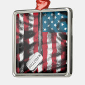 Persoonlijke Militair Soldaat Hondenpenningen VS V Metalen Ornament (Links)