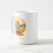 Persoonlijke Mindfulness Yoga Koffiemok (Voorkant links)