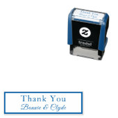 Persoonlijke Mini 1.4x0.4 Bedankt Zelfinktende Stempel (In situ)