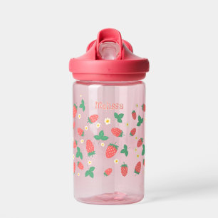 Persoonlijke Mini Aardbeibloesem Waterfles