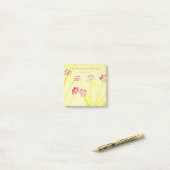 Persoonlijke mini-opmerking post-it® notes (Op bureau)