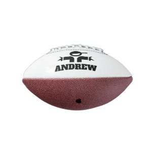 Persoonlijke mini voetbal met aangepaste naam american football