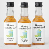 Persoonlijke minikaarten likeurfles etiket (Flessen)